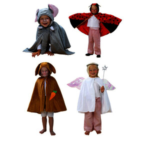 LOT DE13 CAPES DE DÉGUISEMENTS + COIFFES ASSORTIS