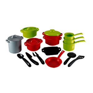 BATTERIE DE CASSEROLES, 15 PIÈCES,