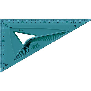 ÉQUERRE 2 EN 1 MAPED 45° INCASSABLE HAUTE QUALITÉ