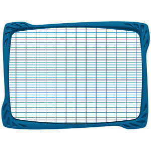 ARDOISE BLCHE INCASSABLE/ANTI-CHOC EFF À SEC 21X29CM MAPED