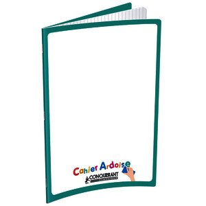 CAHIER COUV EFFAÇABLE À SEC 90G/M² 48P SÉYÈS BROCH 17X22 INC