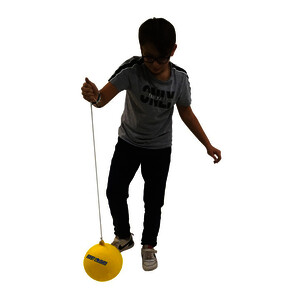 BALLON D'APPRENTISSAGE DRIBBLE AVEC FICELLE