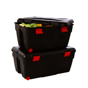 MALLE RANGEMENT 200L, PVC - NOIRE