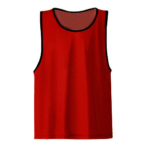 LOT DE 6 CHASUBLES, TAILLE XS - ROUGE