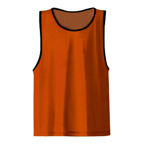 LOT DE 6 CHASUBLES AJOURÉES TAILLE S - ORANGE