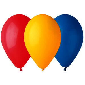 SACHET DE 100 BALLONS DE BAUDRUCHE MULTICOLORE D 23CM