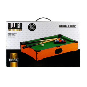 JEU DE TABLE BILLARD SUR TABLE AVEC ACCESSOIRES