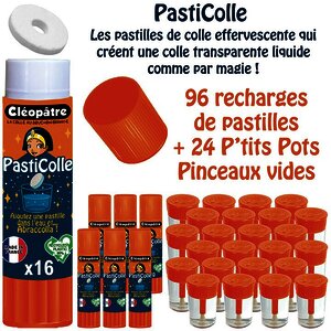 SCHOOLPACK DE PASTICOLLE AVEC ACCESSOIRES