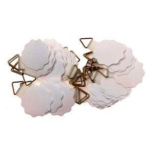 SACHET DE 100 ATTACHES SOUS- VERRES ADHÉSIF