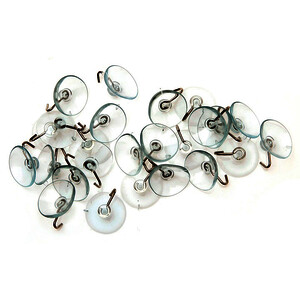 SACHET DE 25  VENTOUSES D25 CM, AVEC CROCHET