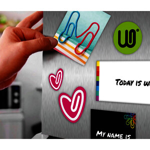 LOT DE 5 FEUILLES AIMANTÉES AUTOCOLLANTES A4