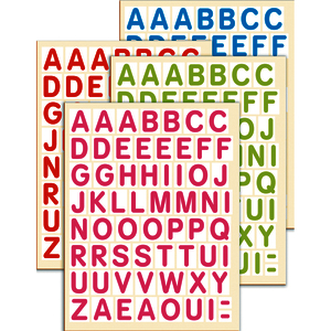 GOMMETTES LETTRES MAJUSCULES