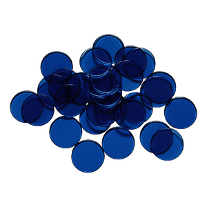 MAXI-JETONS PLASTIQUE BLEU