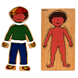 PUZZLES DÉCOUVERTE DU CORPS - LE GARÇON