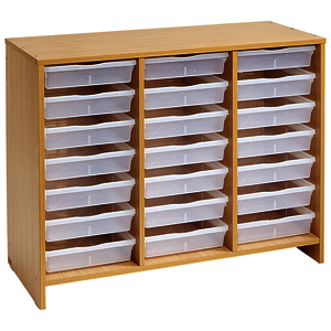 MEUBLE BAS 21 BACS INCOLORES