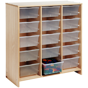 MEUBLE HAUT 15 BACS INCOLORES