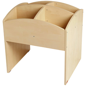 BAC À LIVRES 4 CASES HAUT