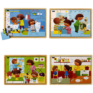 PUZZLES BOIS - TOUT PROPRE!