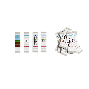 LETTRES CURSIVES PETIT FORMAT - LOT DE 6