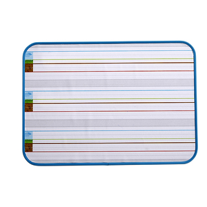 ARDOISE BLANCHE LIGNÉE MAGNÉTIQUE - LOT DE 2