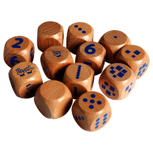 DÉS DE 1 À 6 - LOT DE 12