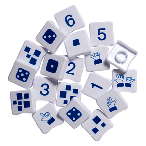 PIONS-NUMÉRATION DE 1 À 6