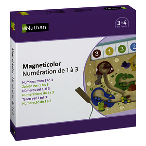 MAGNETICOLOR - NUMÉRATION DE 1 À 3
