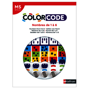 COLORCODE - NOMBRES DE 1 À 6
