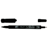 TWIN MARKER - MARQUEUR - NOIR - BEGREEN - POINTE EXTRA FINE / FINE