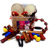 MALLE DES APPRENTIS MUSICIENS - 25 INSTRUMENTS + 1 LIVRET PEDAGOGIQUE + 1 INTERFACE NUMERIQUE