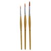 SET 30 PINCEAUX SYNTHETIQUES MANCHE BOIS