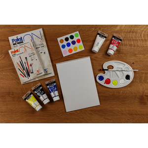 DARWI 1 LOT 5 TUBES PEINTURES ACRYLIQUES 75 ML COLORIS ASSORTIS