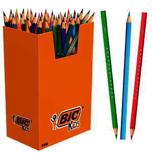 KIDS SMOOTH POT 60 CRAYONS COULEUR COLORIS ASSORTIS