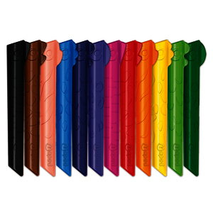 INFINITY KIDY 12 CRAYONS DE COULEURS COLORIS ASSORTIS