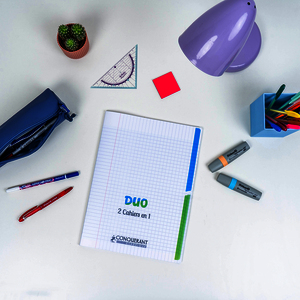 CAHIER 2 EN 1 PP 17X22 96 PAGES SÉYÈS