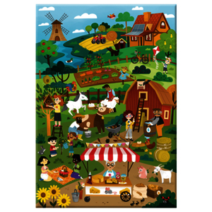 1 PUZZLE LA FERME ECOLOGIQUE 40 PIECES