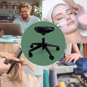 1 TABOURET A ROULETTES ASSIS DEBOUT