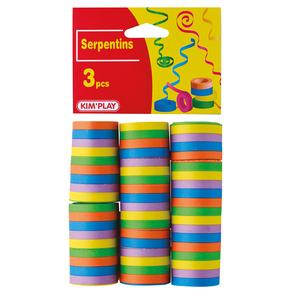 KIT 3 ROULEAUX DE SERPENTINS