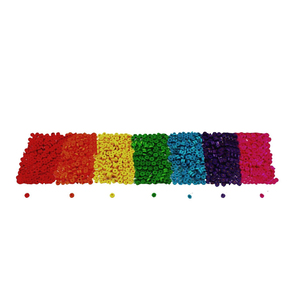 1000 PERLES BOIS RONDELLES HEISHI COLORIS ASSORTIS