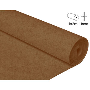 1 ROULEAU FEUTRINE MARRON 100X200CM