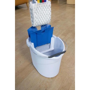 ENSEMBLE SEAU BALAI US MINI 10L 5L ESSOREUR BALAI PLAT PETITES SURFACES MANCHE ALU EXTENSIBLE EN OPTION.