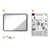 1 VITRINE PREMIUM PLUS INTERIEUR MAGNETIQUE 4 FEUILLES A4