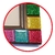 MOSAÏQUES VERRE CARRÉES PAILLETÉES 2X2CM POT DE 500G