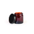 6 POMMADIERS 60 ML VERRE AMBRE + COUVERCLES